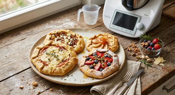 Expérimentez avec les recettes de galettes sucré salé au Thermomix